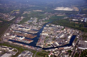  Luftaufnahme 2009    Quellenangabe: Dortmunder Hafen AG 